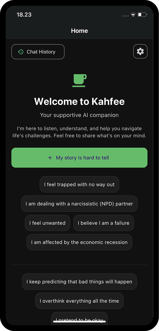 Kahfee - Screenshot 1